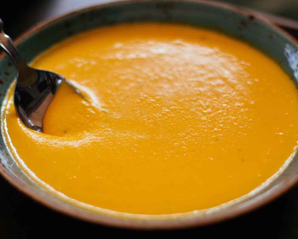 Cómo hacer Crema Fría de Zanahoria y Manzana